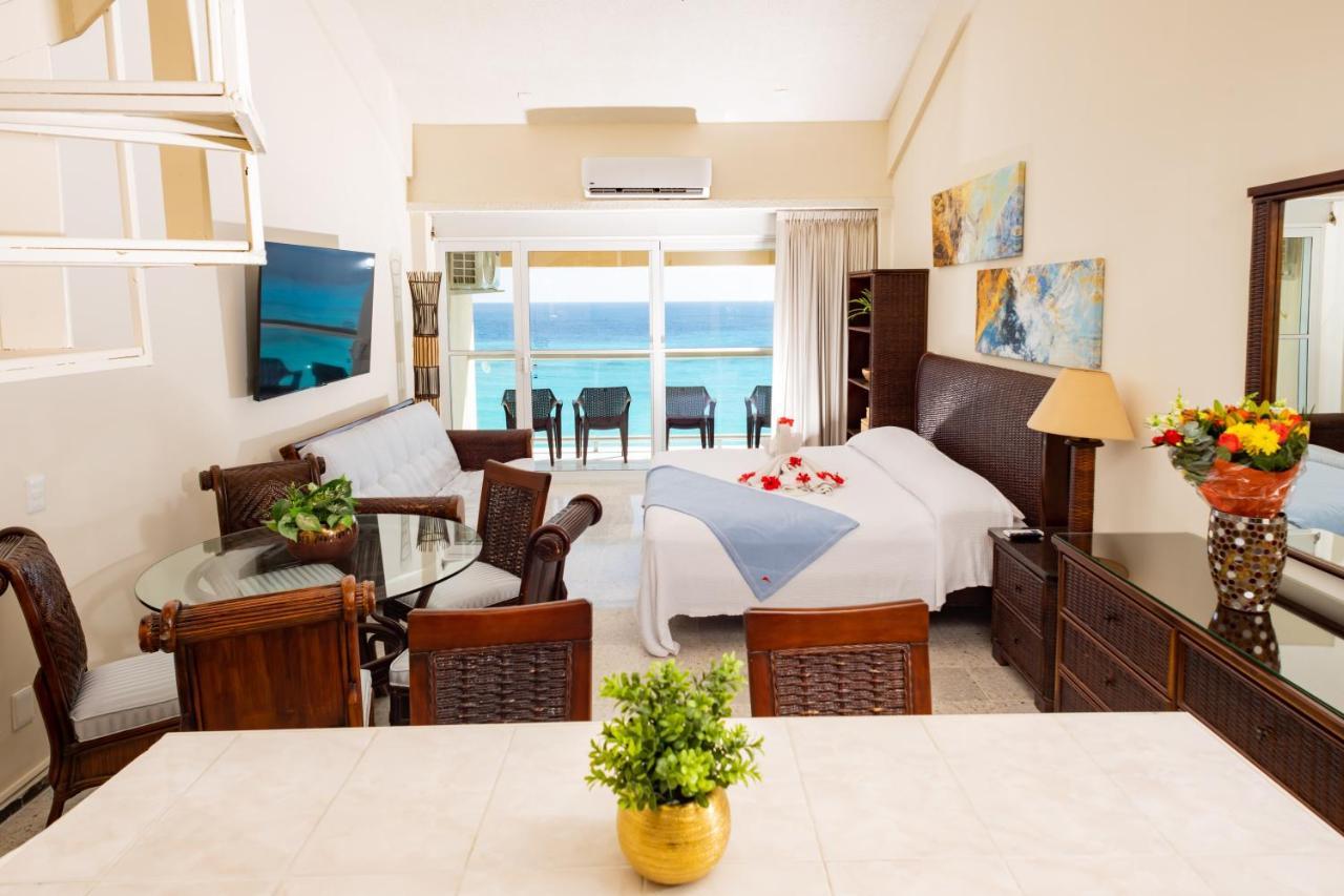 2 Story Oceanfront Penthouses On Cancun Beach! Exterior foto