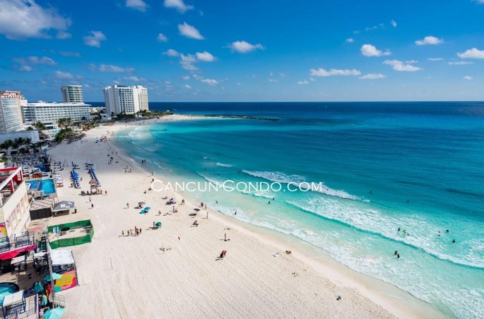 2 Story Oceanfront Penthouses On Cancun Beach! Exterior foto