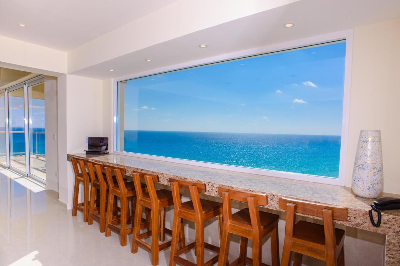 2 Story Oceanfront Penthouses On Cancun Beach! Exterior foto